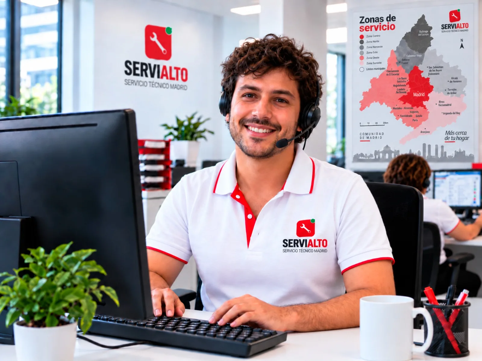 Atención telefónica de Servialto para reparaciones en Madrid